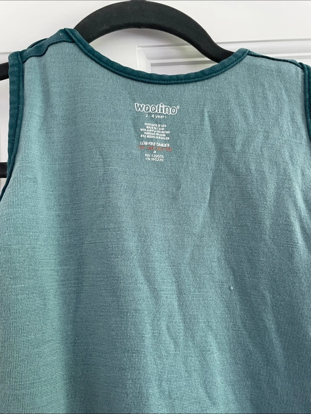 Woolino Teal Space-Print Sleep Sack